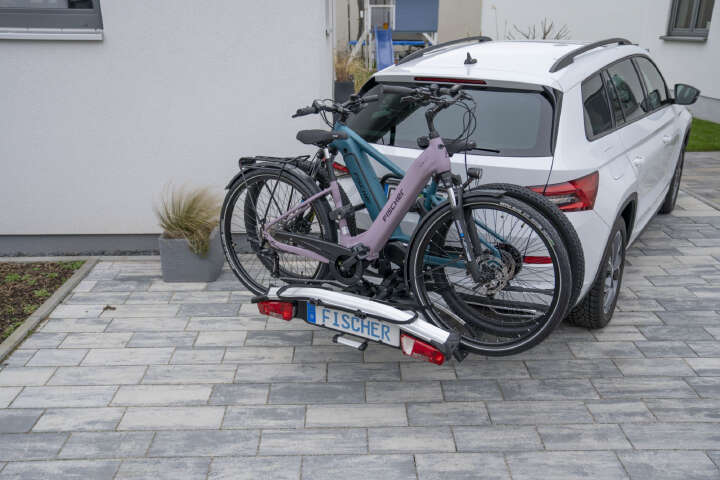 FISCHER Kupplungs-Fahrradträger RoadLine Silver